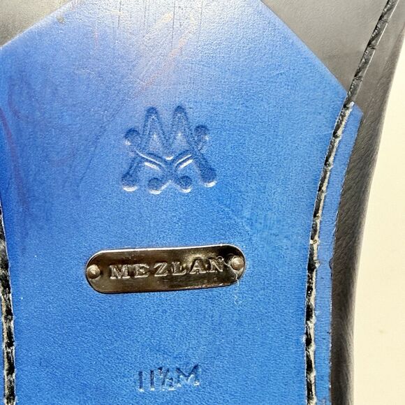 Mezlan Sergi Dress Shoes Mens 11.5 M Black Deerskin Leather Slip On Loafers main image 7